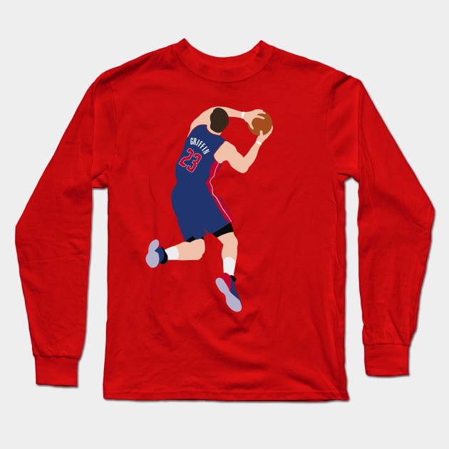 Blake Griffin Detroit Long Sleeve T-Shirt by rattraptees